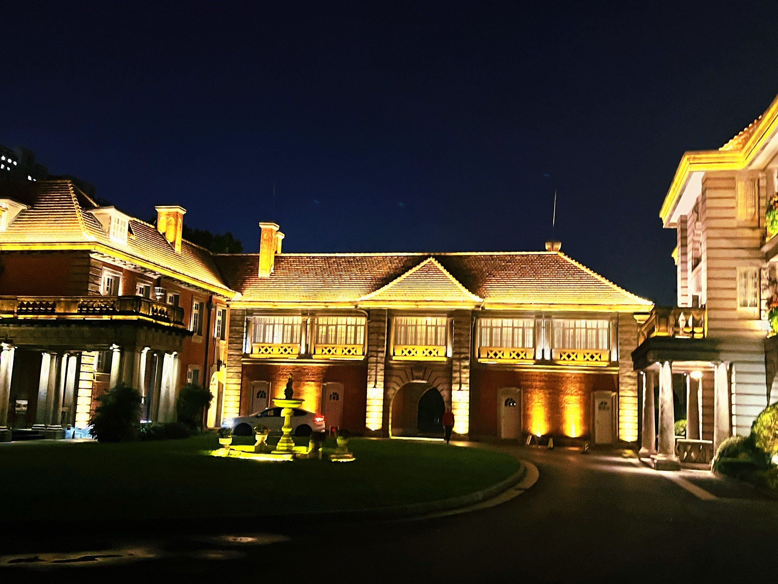 夜晚的瑞金宾馆