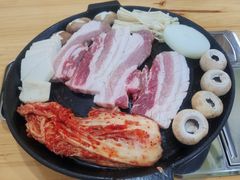 烤五花肉-24 新村雪浓汤(长白山烤肉店)