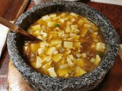 石锅鸡汤豆腐-绿茶餐厅(华联万柳店)