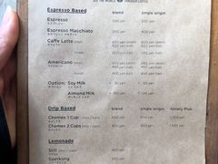 菜单-% Arabica(京都东山店)