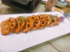 香煎藕夹-闻鲜素食茶餐厅(高新区店)
