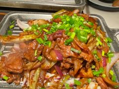 WM葱椒爆牛肉-绿茶餐厅(天通苑华联店)