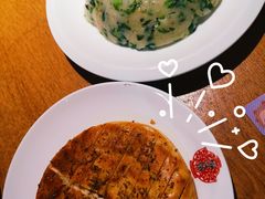 土豆泥划小白菜-福茂源横山铁锅羊肉(牡丹园店)