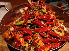 干煸麻麻小龙虾-黄尚皇小龙虾-螃蟹-烧烤工坊(皇后公园店)