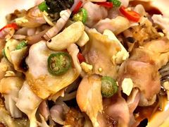 葱油海螺片-新光酒家·河豚·海鲜·蟹料理(浦东店)