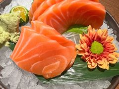 三文鱼刺身-水之惠鲜鱼料理(王府大街店)