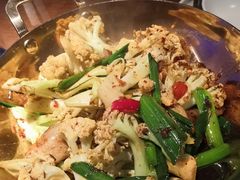 香锅花菜-绿茶餐厅(乐峰广场店)