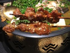 烤羊肉串-探鱼·鲜青椒爽麻烤鱼(领展购物广场店)