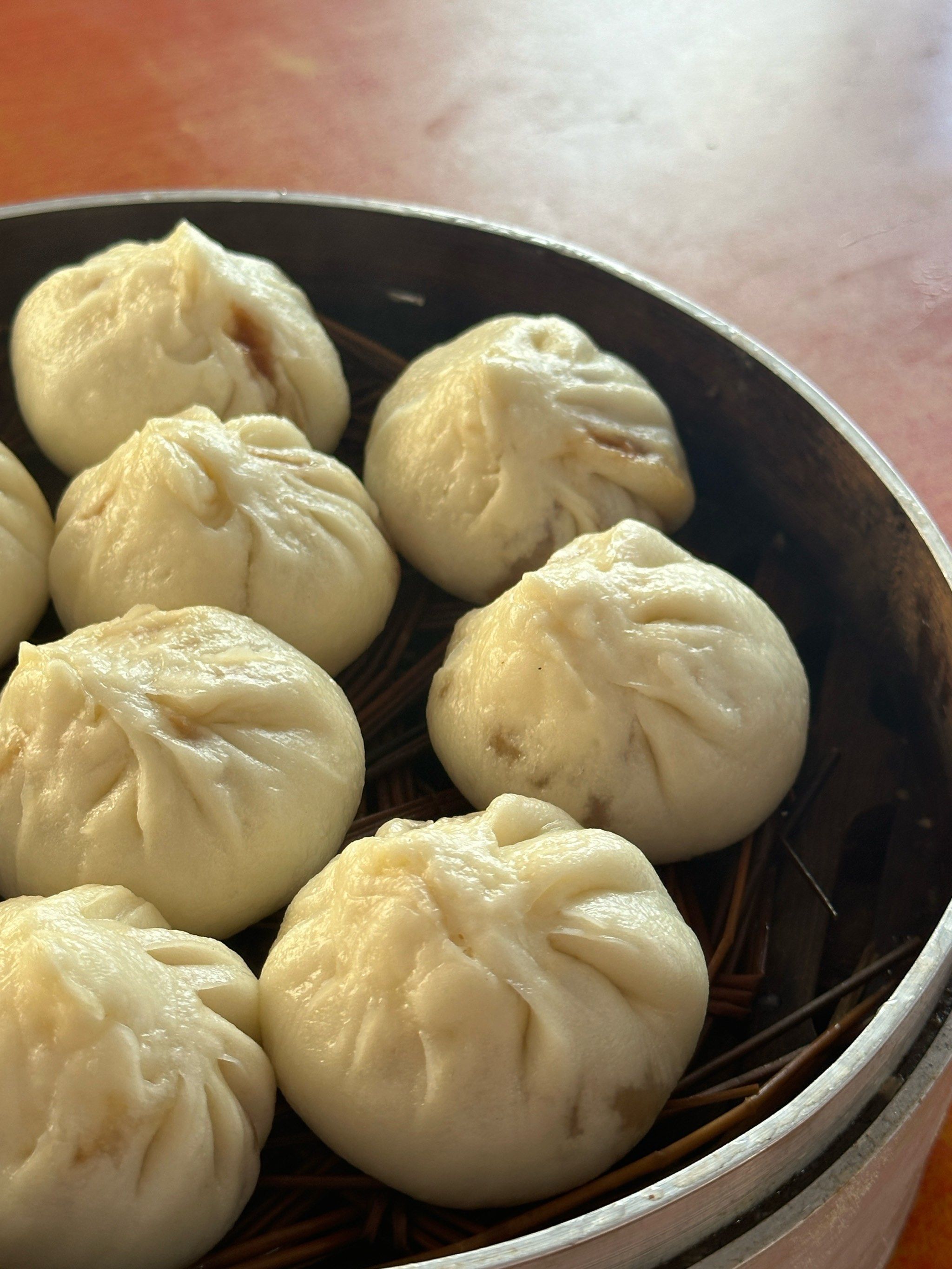 谁懂这一屉手工包子的含金量[微笑]