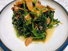 菠菜拌赤贝-酒问半山·悦享餐厅