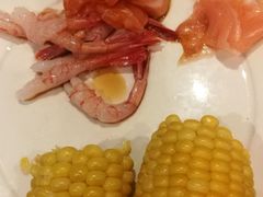 三文鱼刺身甜虾玉米-Aroma Buffet W12 | Dinner & Lunch