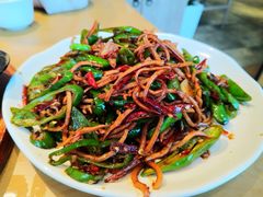 朝鲜族辣椒炒鱿鱼-海兰江石锅饭(水上店)
