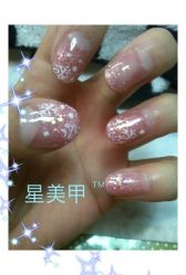雪花-星美甲