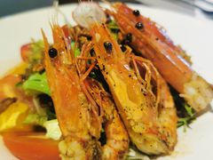 鳄梨大虾沙拉-at cafe 意大利餐厅(集美店)