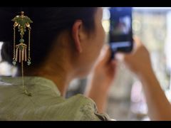 -暮晚尘香汉服旗袍