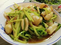 香芹云耳兰豆炒土尤-海鲜街菜馆(海珠南路店)