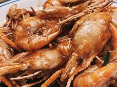 油爆开背虾-兰边碗(鼓楼店)