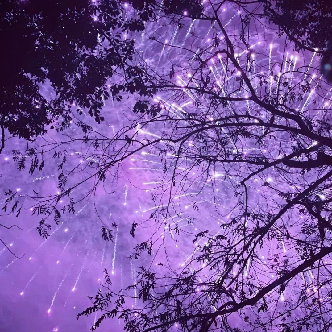 0元玩转这座城 #摩天轮下的风景 紫色的炫美,这令人梦幻般的夜空,让