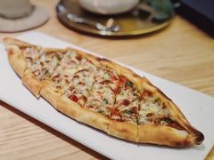 牛肉奶酪皮塔饼-伊斯坦布尔土耳其清真咖啡餐厅
