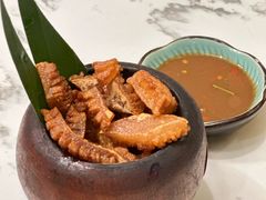 油爆猪皮-浩海火烧云傣家菜(蓝港店)
