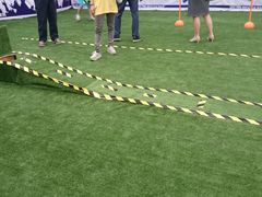 足球高尔夫，远处是带球绕桩-上海世茂广场(南京东路店)