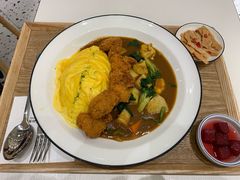 炸鸡块咖喱蛋包饭-池奈·咖喱蛋包饭(熙地港店)