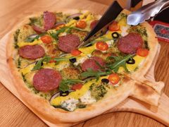 圣诞树披萨-城市大道红炉披萨烘焙坊