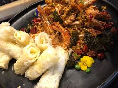 喜洲乳扇茶香虾-泓0871臻选云南菜·味庄