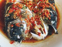 老坛剁椒蒸有机鱼头-举炊·寻湘记·新鲜现炒(临平西子国际店)