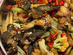 带皮干锅牛蛙-馋嘴蛙火锅