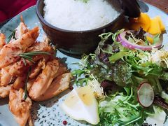 手撕鸡配椰香饭蔬菜re l➋-MIKAKU(万达广场上海宝山店)