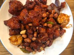 椒香虾仁爆鸡球-陈傻子餐厅(世纪都会店)