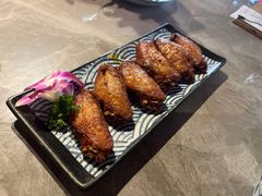 咸蛋金沙鸡翅-上楼私房菜(院士路店)