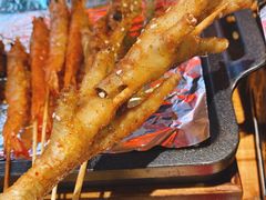 -路边摊小炉子烧烤