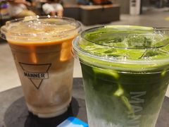 抹茶冰淇淋风味拿铁-Manner Coffee(淮海755店)