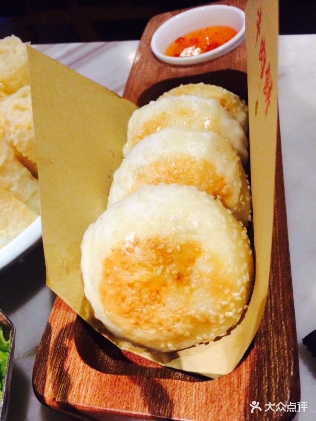 左庭右院鲜牛肉火锅(百联嘉定店)-香煎牛肉饼-菜-香煎牛肉饼图片-上海