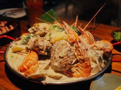 手抓海鲜蒜香奶油味-仓库南洋海鲜小排档(柳河路店)