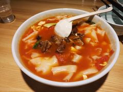 番茄牛肉粉丝烩面片-味绝西面