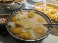 浓汤鱼腐娃娃菜-旺顺阁鱼头泡饼(常营店)