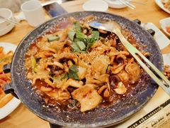 铁板八爪鱼五花肉-名家韩国料理·烤肉(瑶海店)