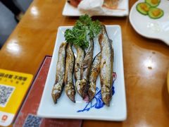 烤多春鱼单点-银子铁板烧料理自助餐(人民广场店)