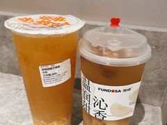 甜醅子绿茶-放哈·甜醅子奶茶创造者(正宁路店)