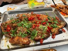 烤碟鱼头-同裕烧烤·海鲜·家常菜(杰座·欧洲城店)