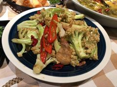 小炒有机花菜-珍味汤馆·潮汕家乡菜(保利文化广场店)