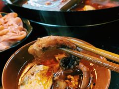 鲜鱿鱼-安胖老火锅(两路口店)