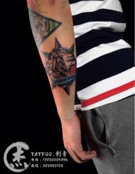 school花臂进行时-杰TATTOO刺青