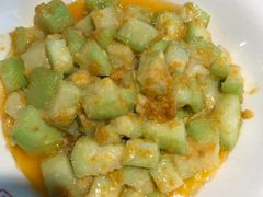 丝瓜炒盐蛋黄-天下客饭店(中山路店)