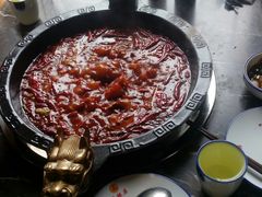 牛油红锅-蜀辣居鲜货老火锅(簇桥富顿中心店)
