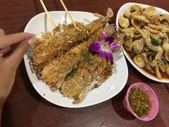 -班赞海鲜市场胖阿姨加工点