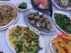 蛋黄苦瓜-旅南活海鲜-屏东(墾丁海鮮，海鮮餐廳，墾丁團體合菜，平價熱炒，墾丁熱炒店，活海鮮推薦，在地海鮮餐廳)